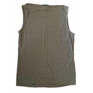 Ralph Lauren Gold Metallic Top-MFS301